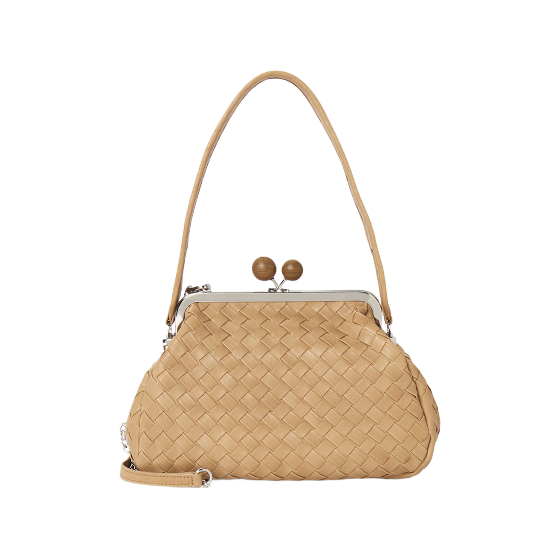 PANCIA-001 Weekend Max Mara Chain Clutch Brown