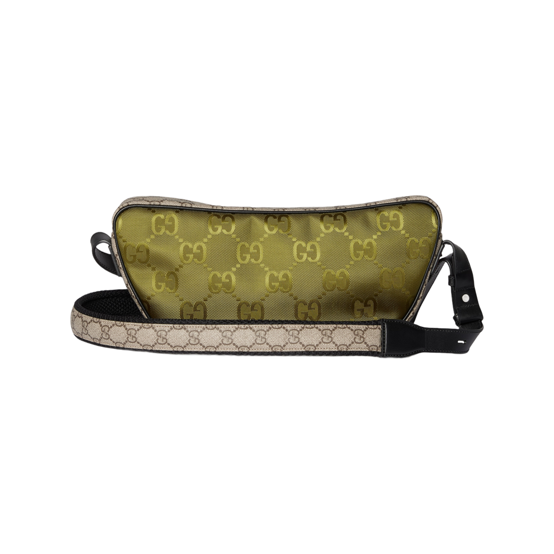 구찌 매치 미디움 GG 크로스바디백 다크 그린 베이지 다크 브라운(Gucci Match Medium GG Crossbody Bag Dark Green Beige Dark Brown) - 3