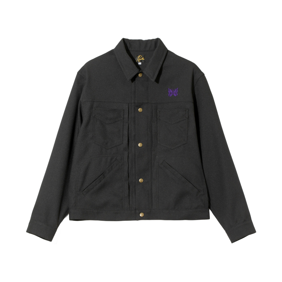 RW251C Needles Penny Jean Jacket Poly Twill Charcoal