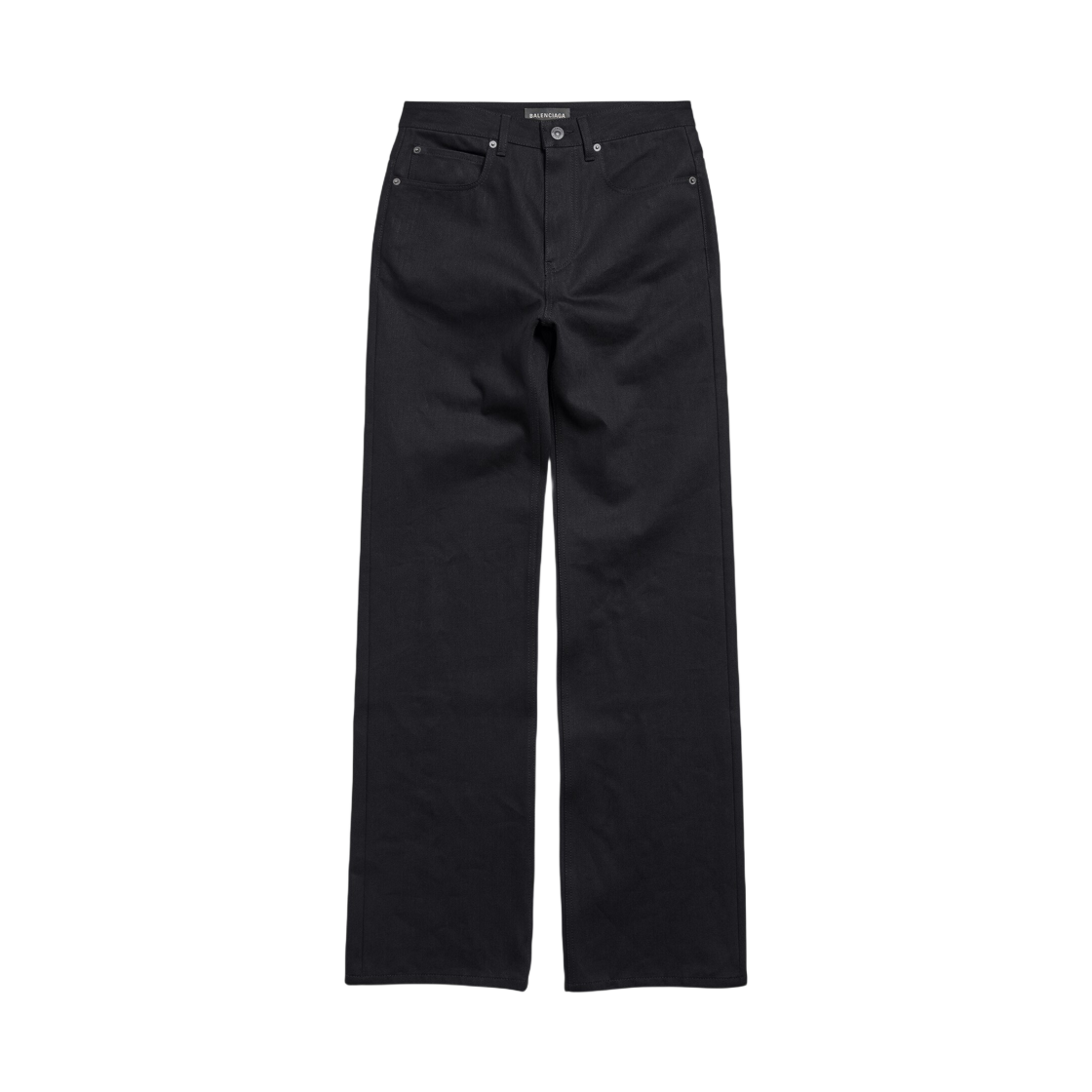 849947TTWA41000 (W) Balenciaga Straight Fit Pants In Black
