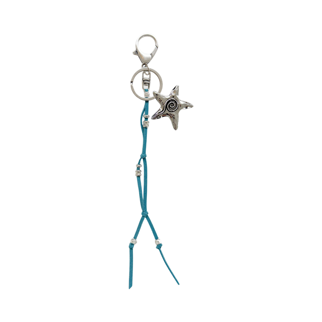 어거스트하모니 빈티지 스타피쉬 키링 블루그린(August Harmony Vintage Starfish Keyring Blue Green)