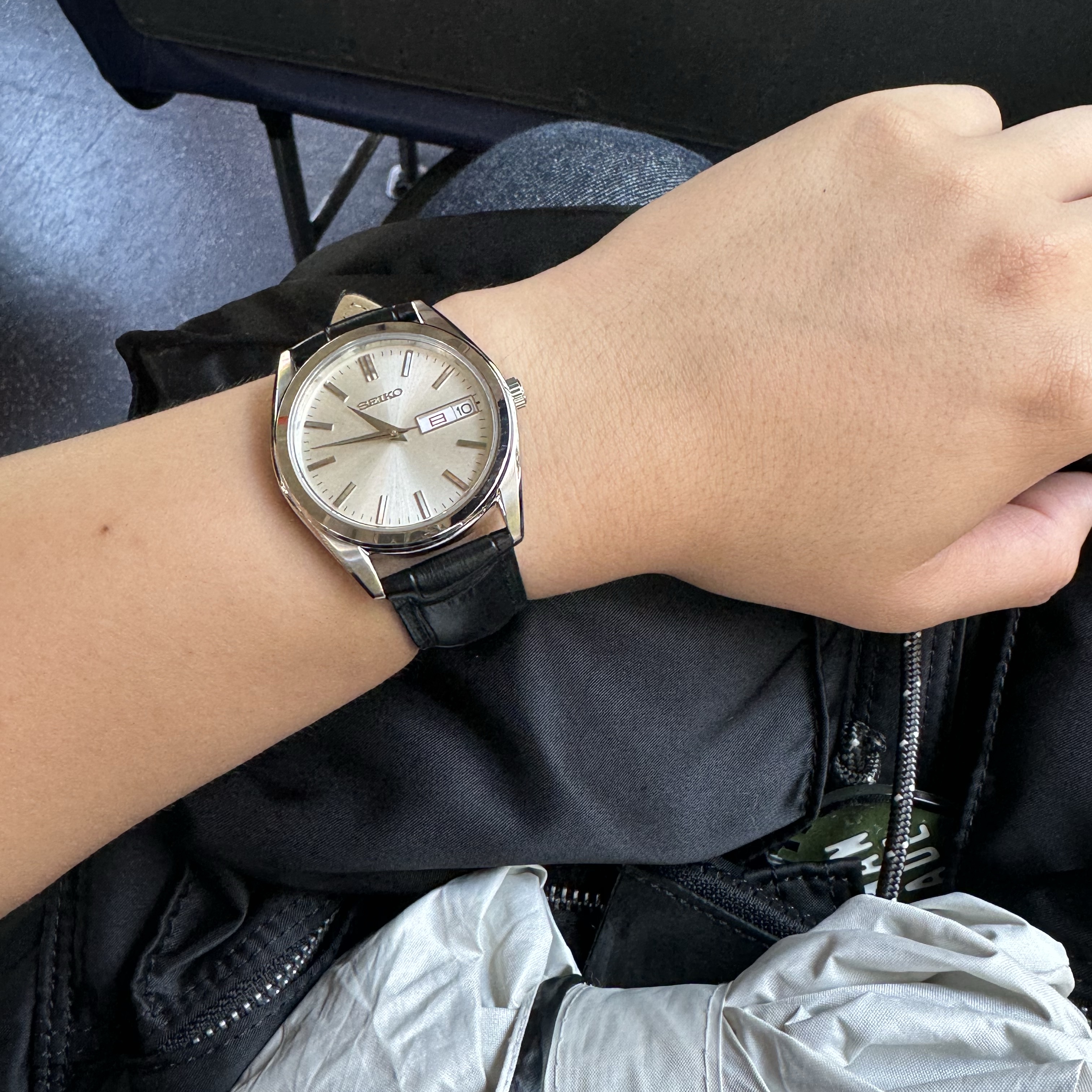 Seiko SBTH007 Silver 착용 스타일