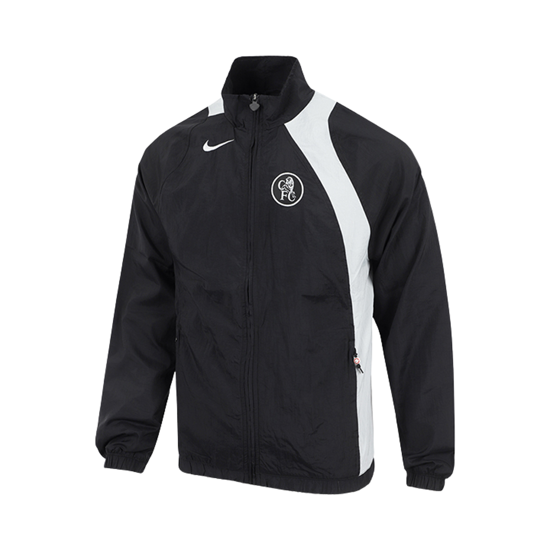 나이키 첼시 FC 토탈 90 사커 트랙 자켓 블랙 필드 실버(Nike Chelsea FC Total 90 Soccer Track Jacket Black Field Silver)