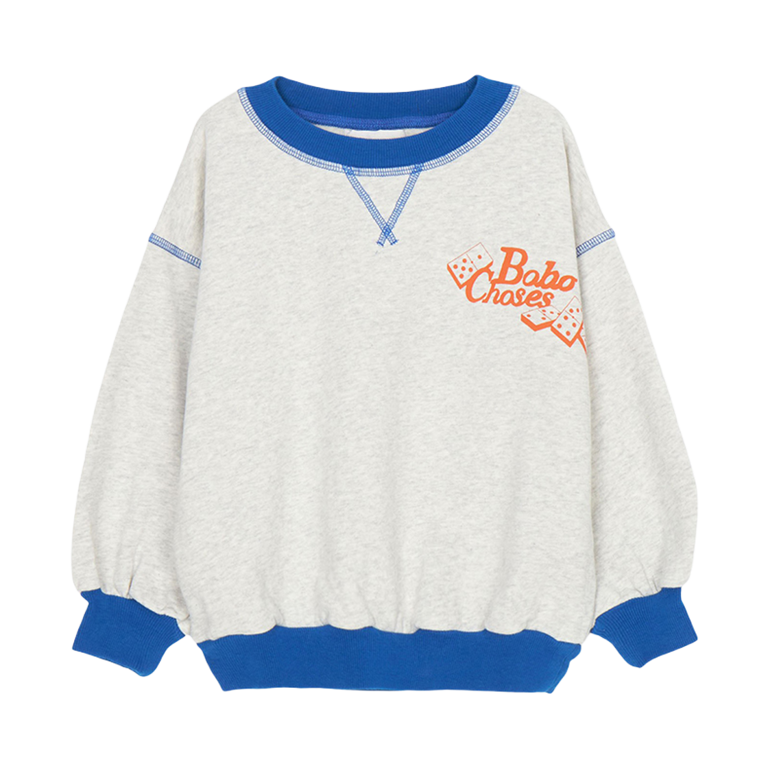 B225AC043 (Kids) Bobo Choses Fleece Sweatshirt Gray