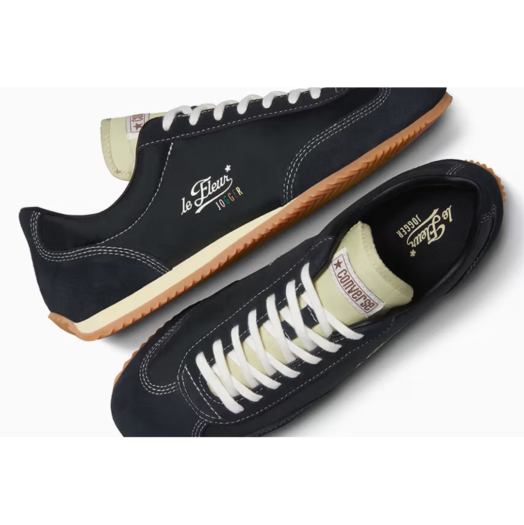 Converse x Golf Le Fleur 1908 Jogger Forest Shade Green, Converse x Golf Le Fleur 1908 Naut-1 Green Tambourine Afterglow 착용 스타일 - 3
