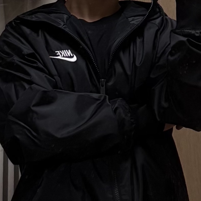 Nike NSW Windrunner Hoodie Jacket Black - Asia 착용 스타일