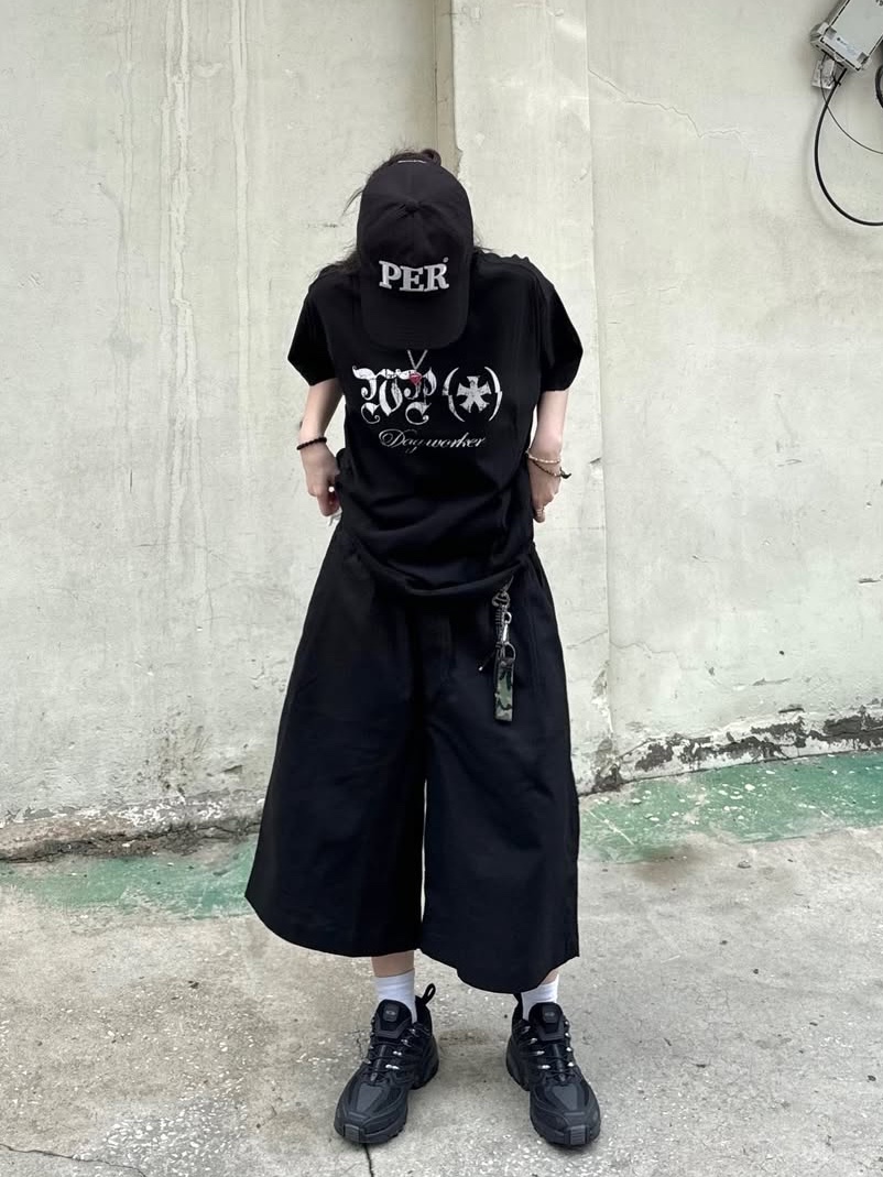 Permanent Archive 5-Panel PER Cap Black 착용 스타일 - 4