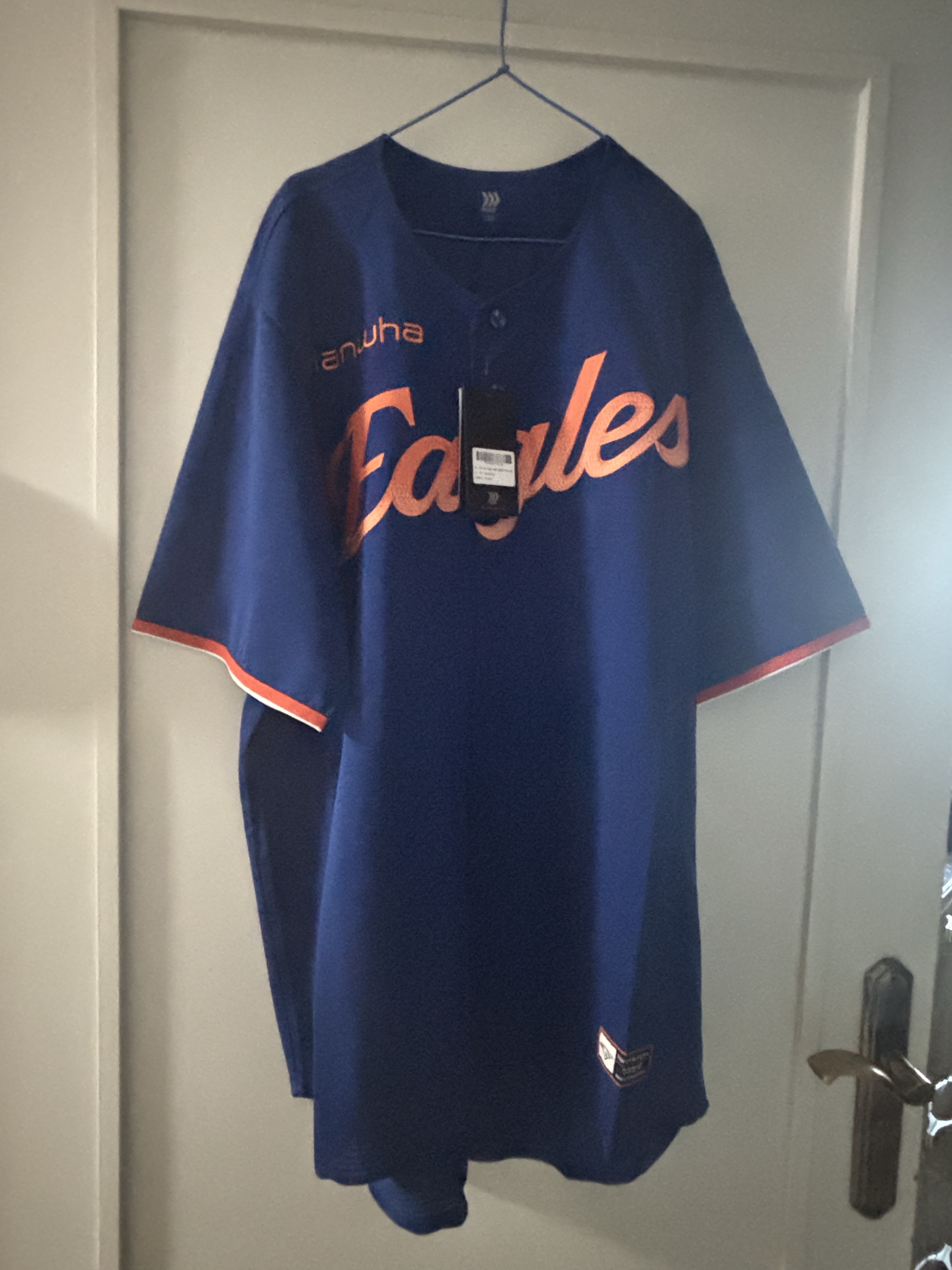 Hanwha Eagles 25 Summer Replica Uniform Non Marking Ver 착용 스타일 - 2