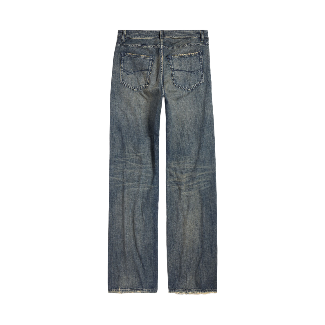 발렌시아가 릴렉스드 핏 팬츠 블루(Balenciaga Relaxed Fit Pants In Blue) - 2