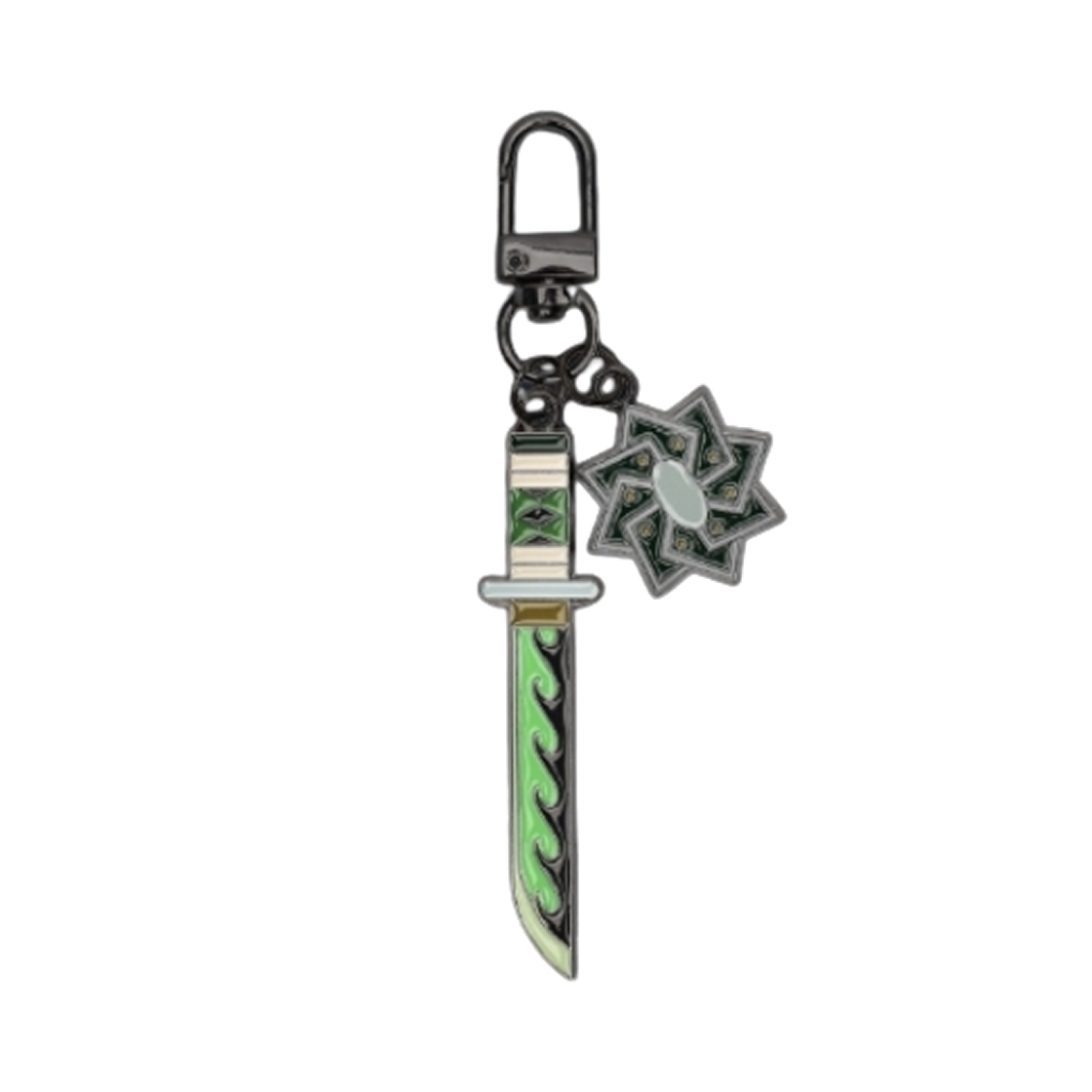 - Demon Slayer Kimetsu No Yaiba Nichirin Sword Keyring Sanemi Shinazugawa