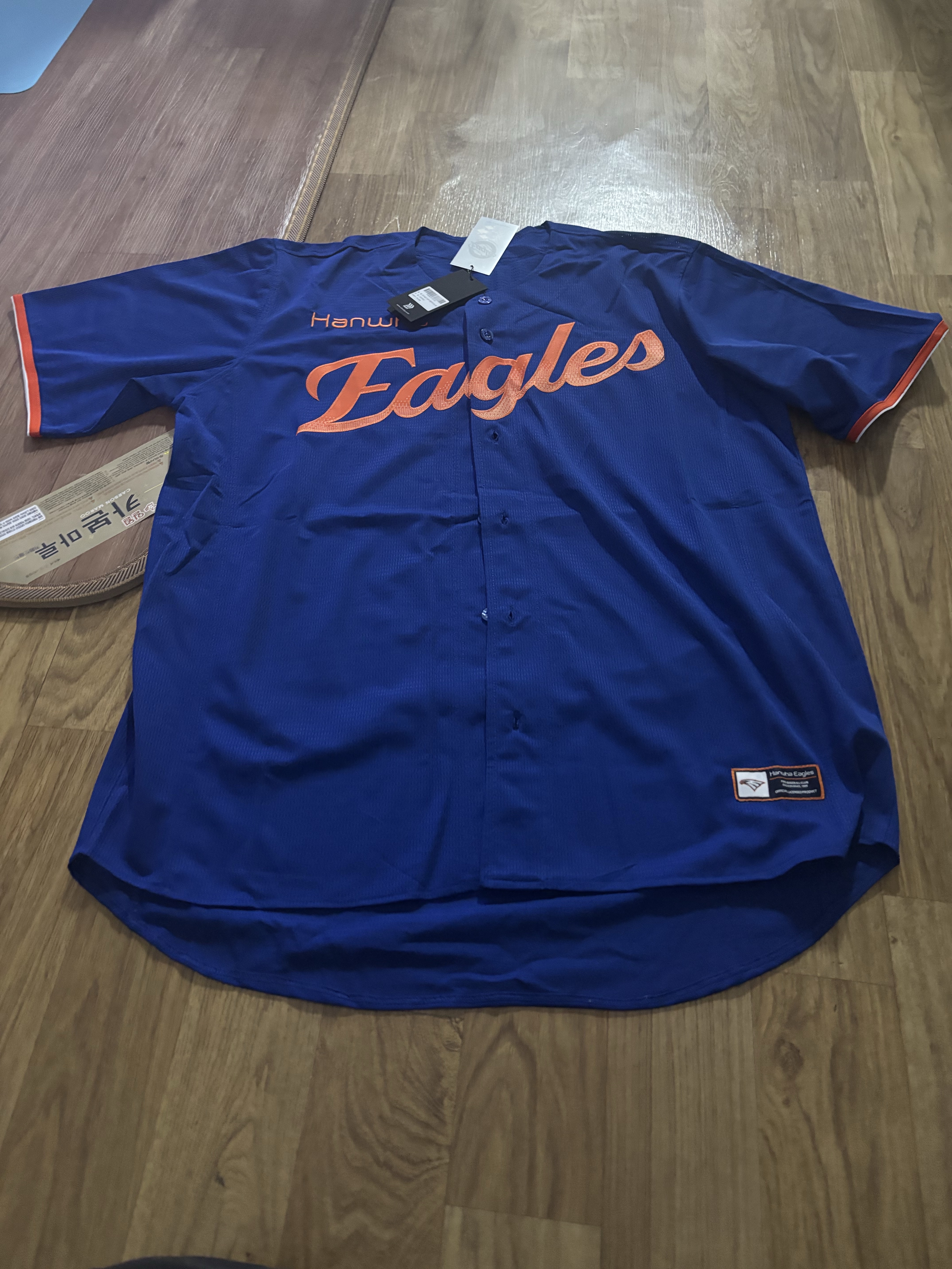 Hanwha Eagles 25 Summer Replica Uniform Non Marking Ver 착용 스타일 - 1