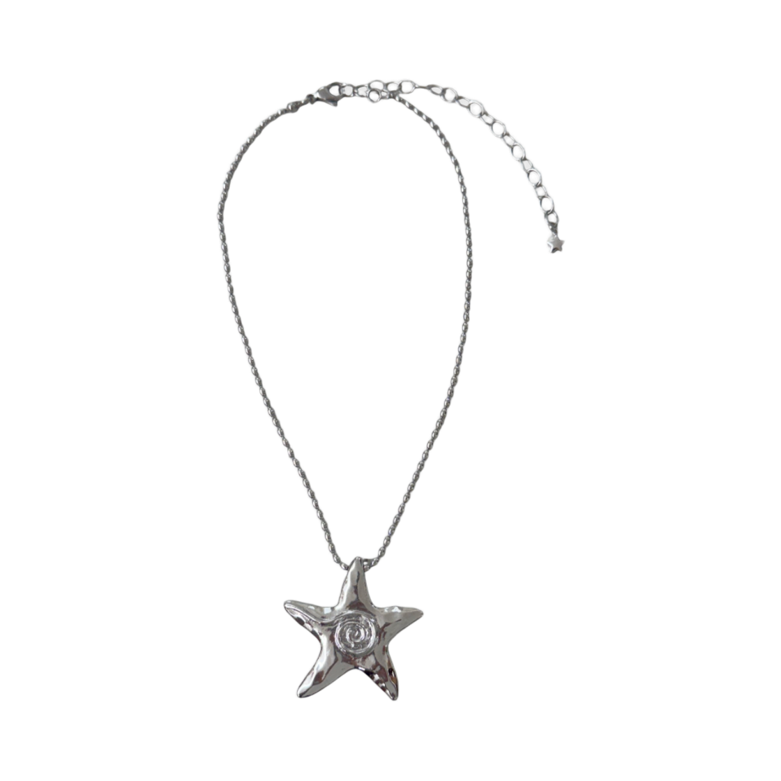어거스트하모니 스타피쉬 초커 네크리스 실버(August Harmony Starfish Choker Necklace Silver)