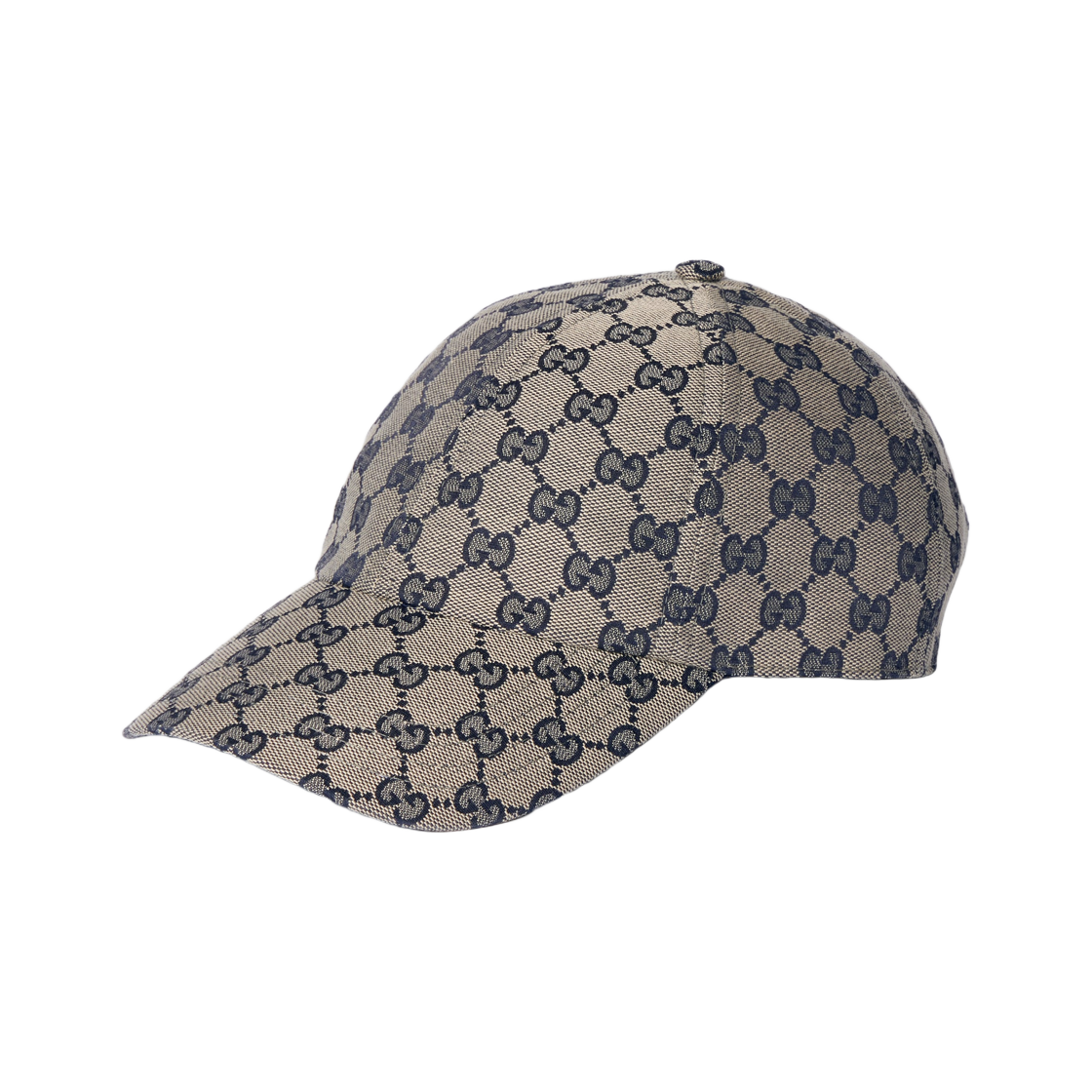 구찌 GG 코튼 캔버스 베이스볼 햇 베이지 블루(Gucci GG Cotton Canvas Baseball Hat Beige Blue) - 1