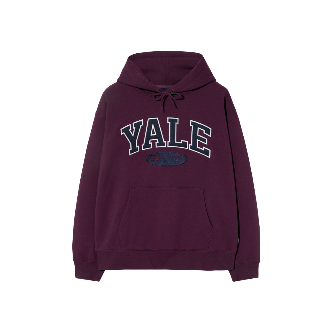 YEF1HD301SWI Yale 2 Tone Arch Hoodie Wine