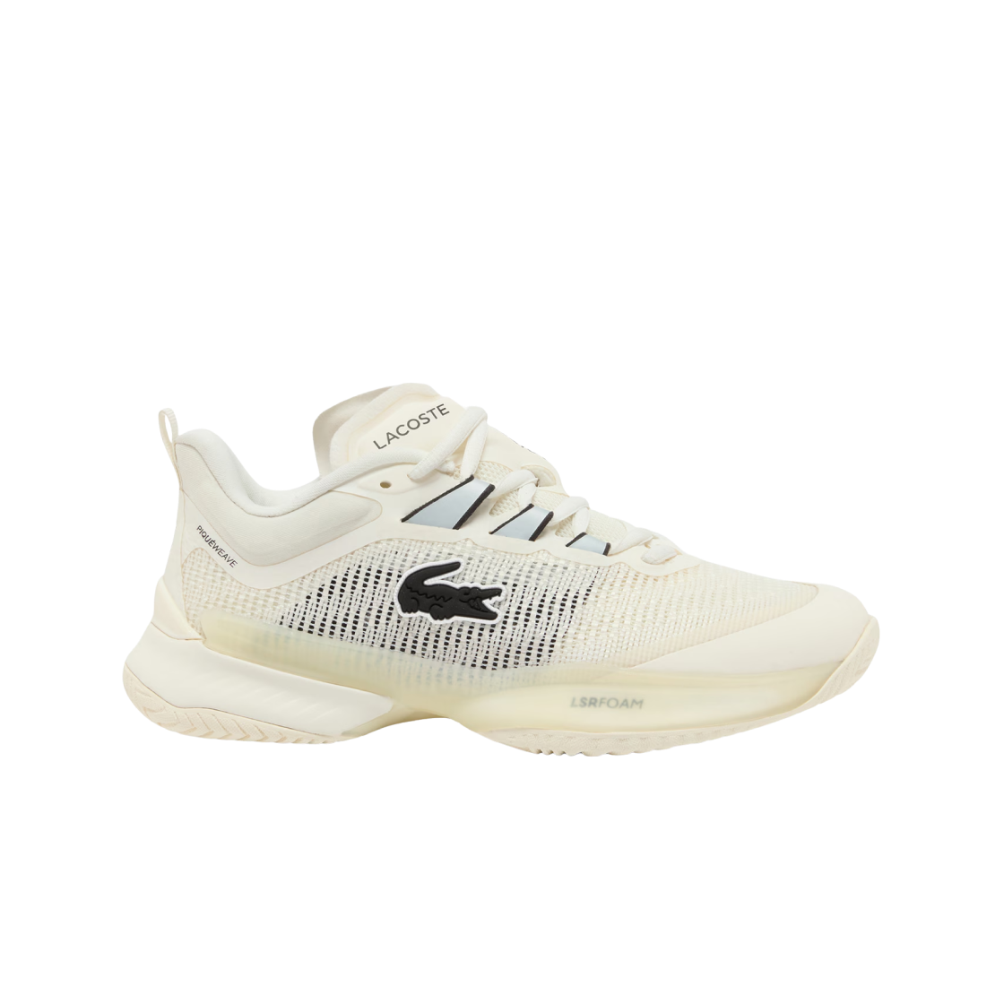 라코스테 AG-LT23 울트라 텍스타일 테니스 슈즈 오프 화이트(Lacoste AG-LT23 Ultra Textile Tennis Shoes Off White)