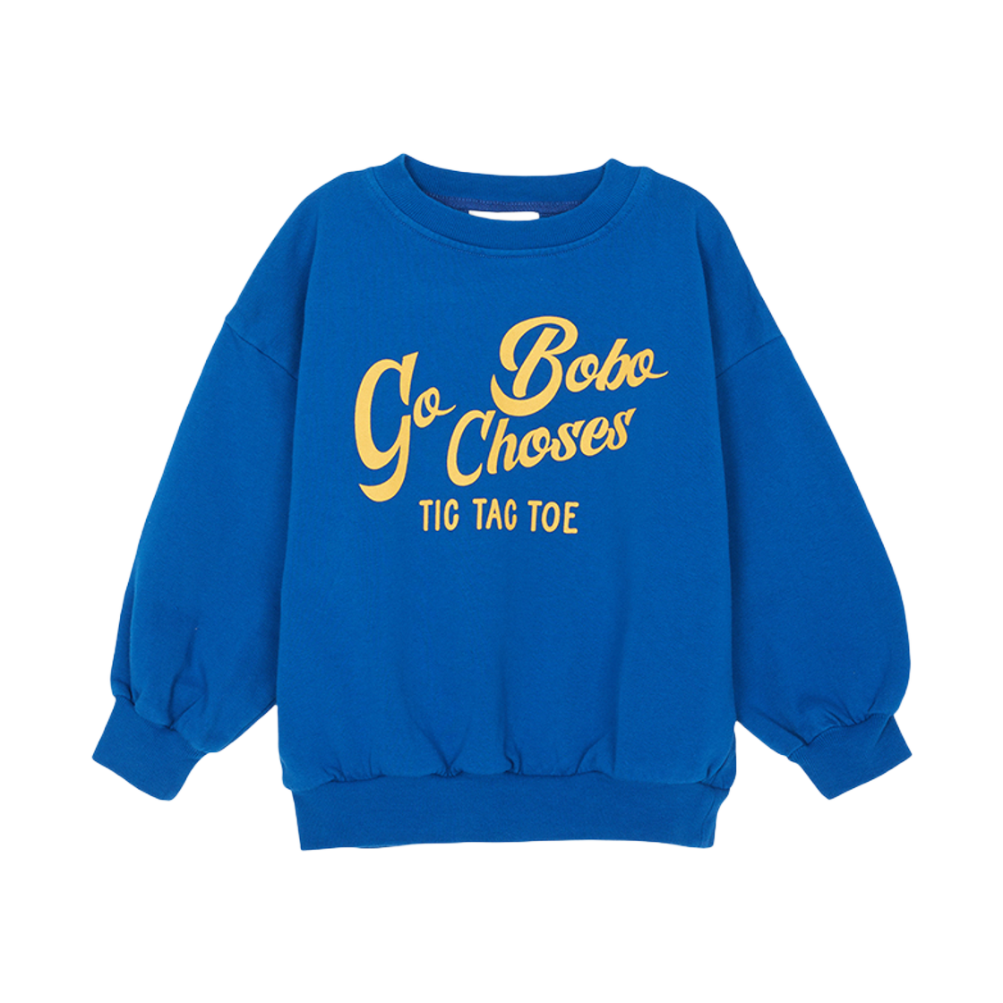 B225AC028 (Kids) Bobo Choses Fleece Sweatshirt Blue