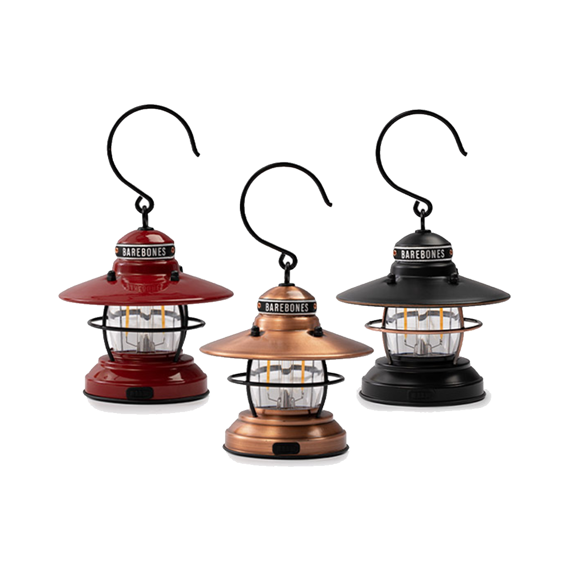 P0000DTU Barebones Mini Edison Lantern 3 Pack