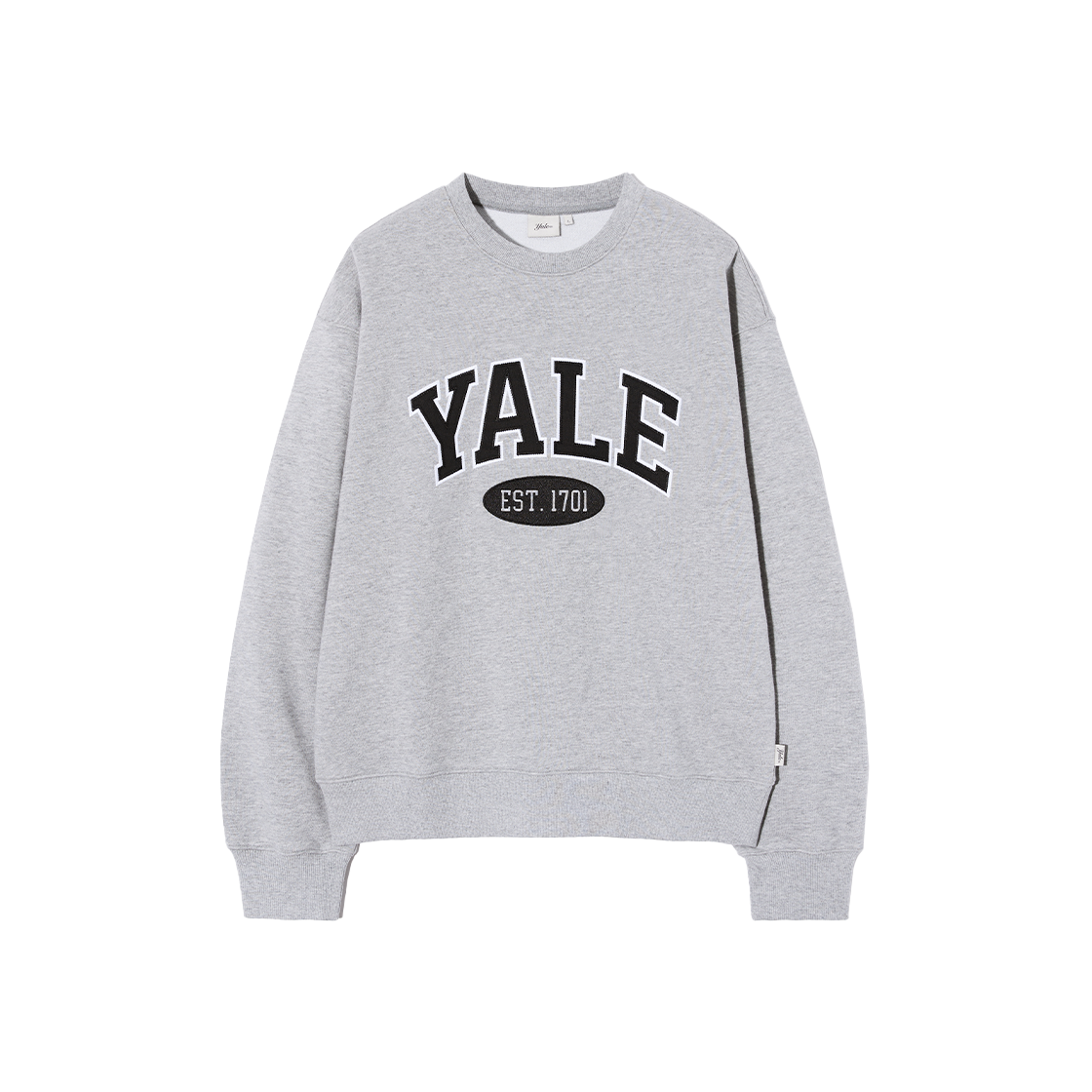 YFF1CR302SMG Yale 2 Tone Arch Sweat Shirt Grey