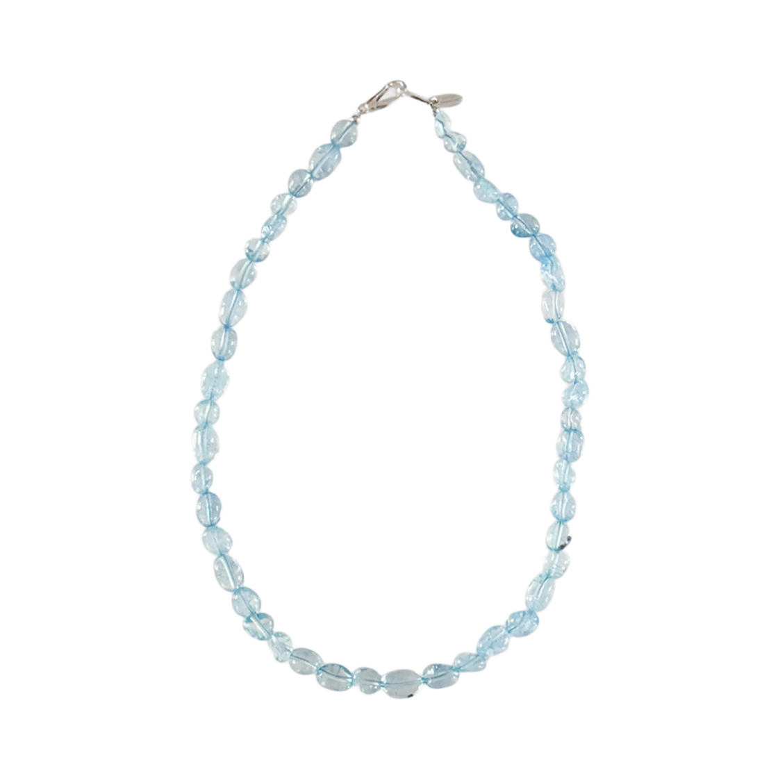 어거스트하모니 925실버 다이드 쿼츠 네크리스 블루(August Harmony 925silver Dyed Quartz Necklace Blue) - 1