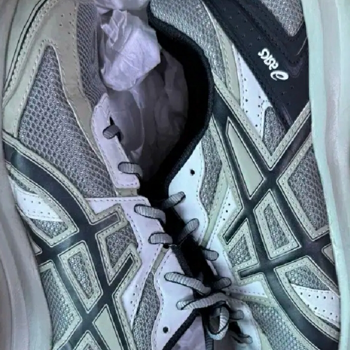 Asics Jog 100 S Sheet Rock - 2E Wide 착용 스타일