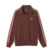 Needles Track Jacket Poly Smooth Brown