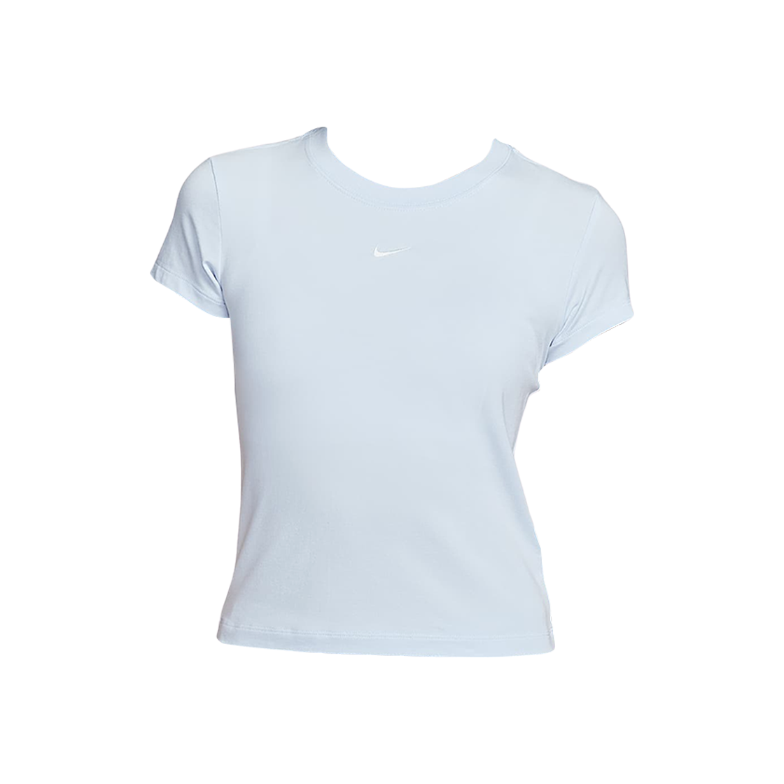 FV5509-423 (W) Nike NSW Chill Knit T-Shirt Blue Tint Sail - Asia