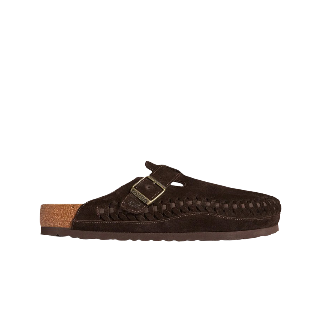 버켄스탁 x 키스 보스턴 브레이디드 스웨이드 레더 모카 - 레귤러(Birkenstock x Kith Boston Braided Suede Leather Mocca - Regular)