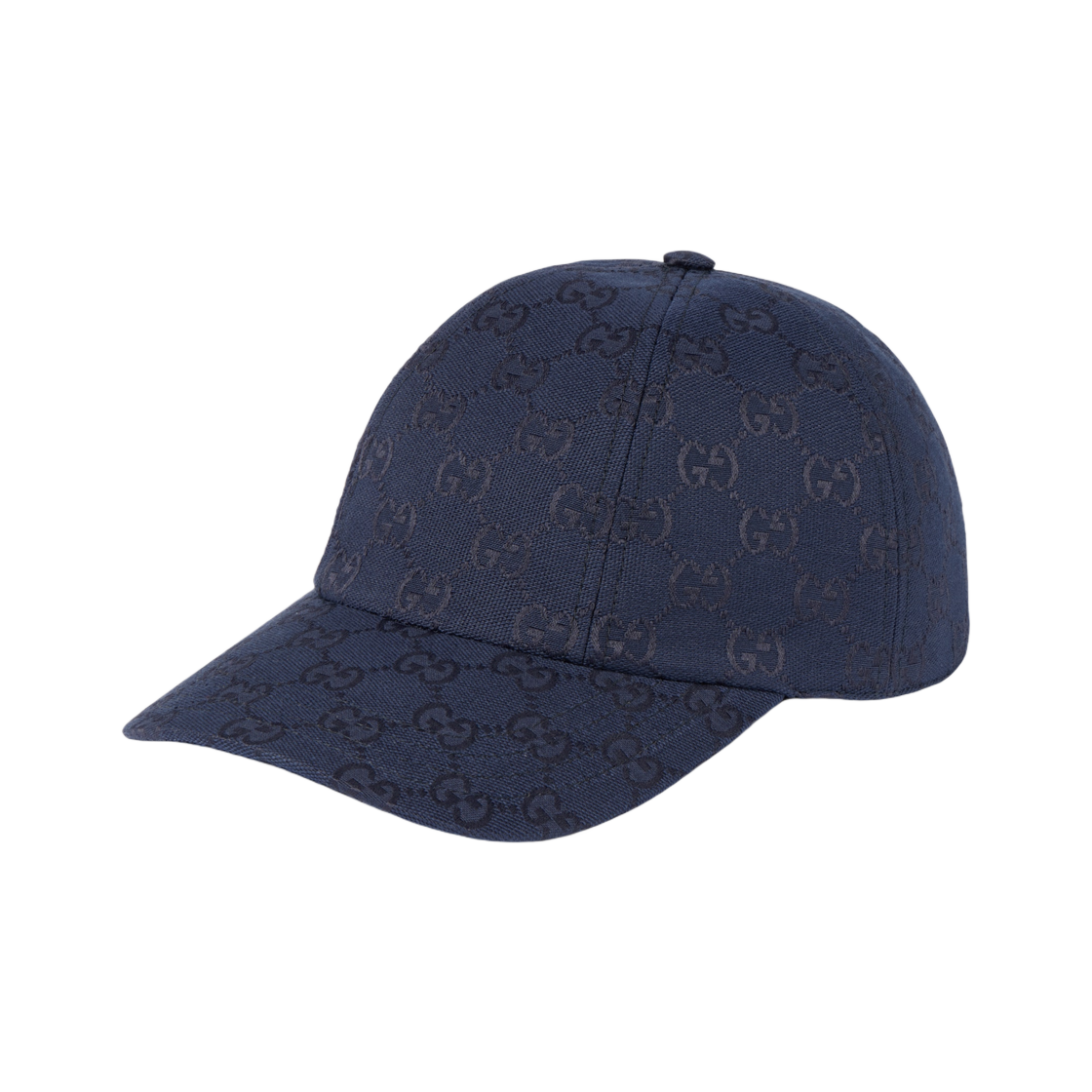 구찌 GG 코튼 캔버스 베이스볼 햇 블루(Gucci GG Cotton Canvas Baseball Hat Blue) - 1