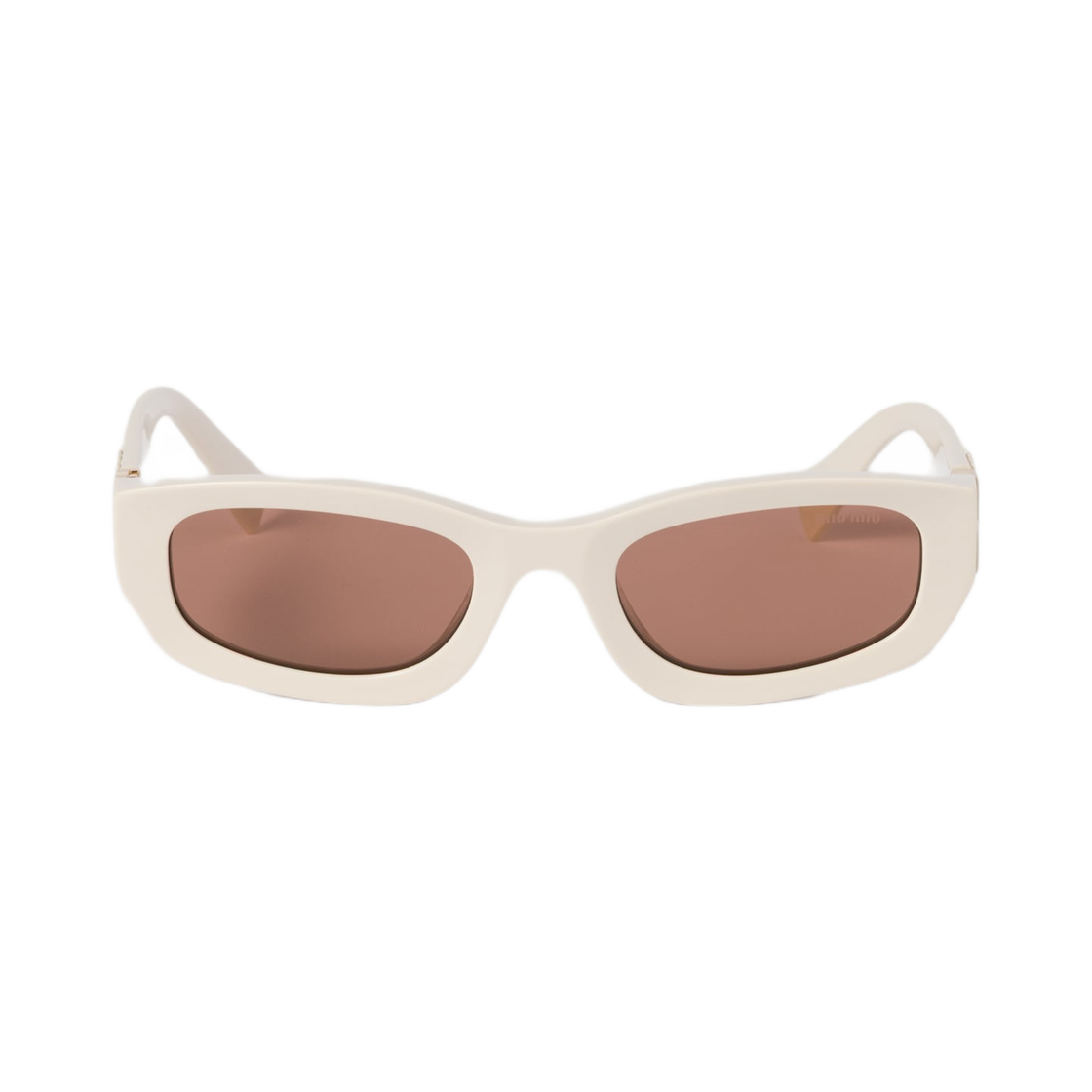 SMUB04-E21D-FE90Q (W) Miu Miu Glimpse Sunglasses Chocolate Brown Lenses