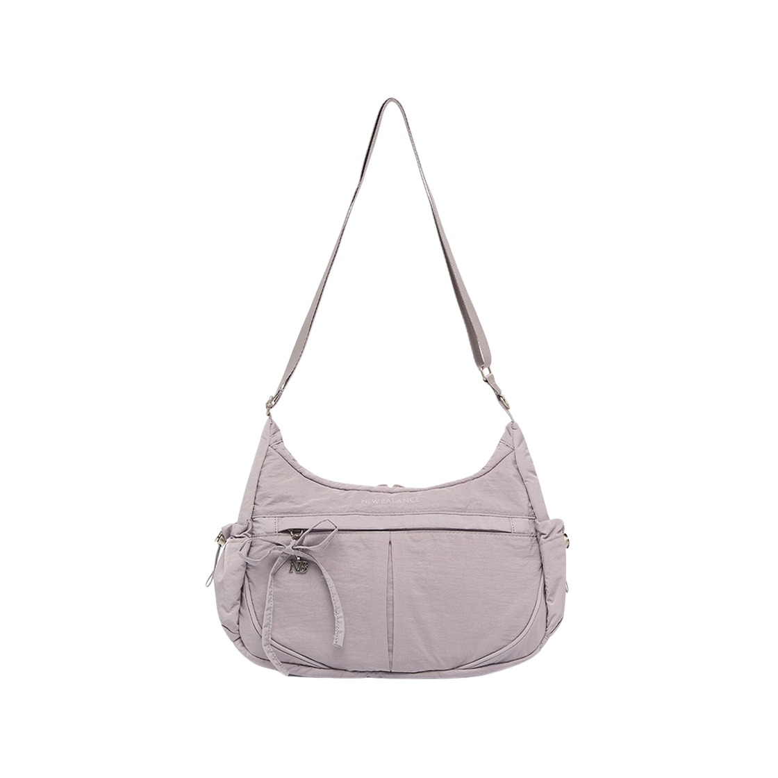 뉴발란스 글로시 리본 호보백 v2 바이올렛(New Balance Glossy Ribbon Hobo Bag v2 Violet)
