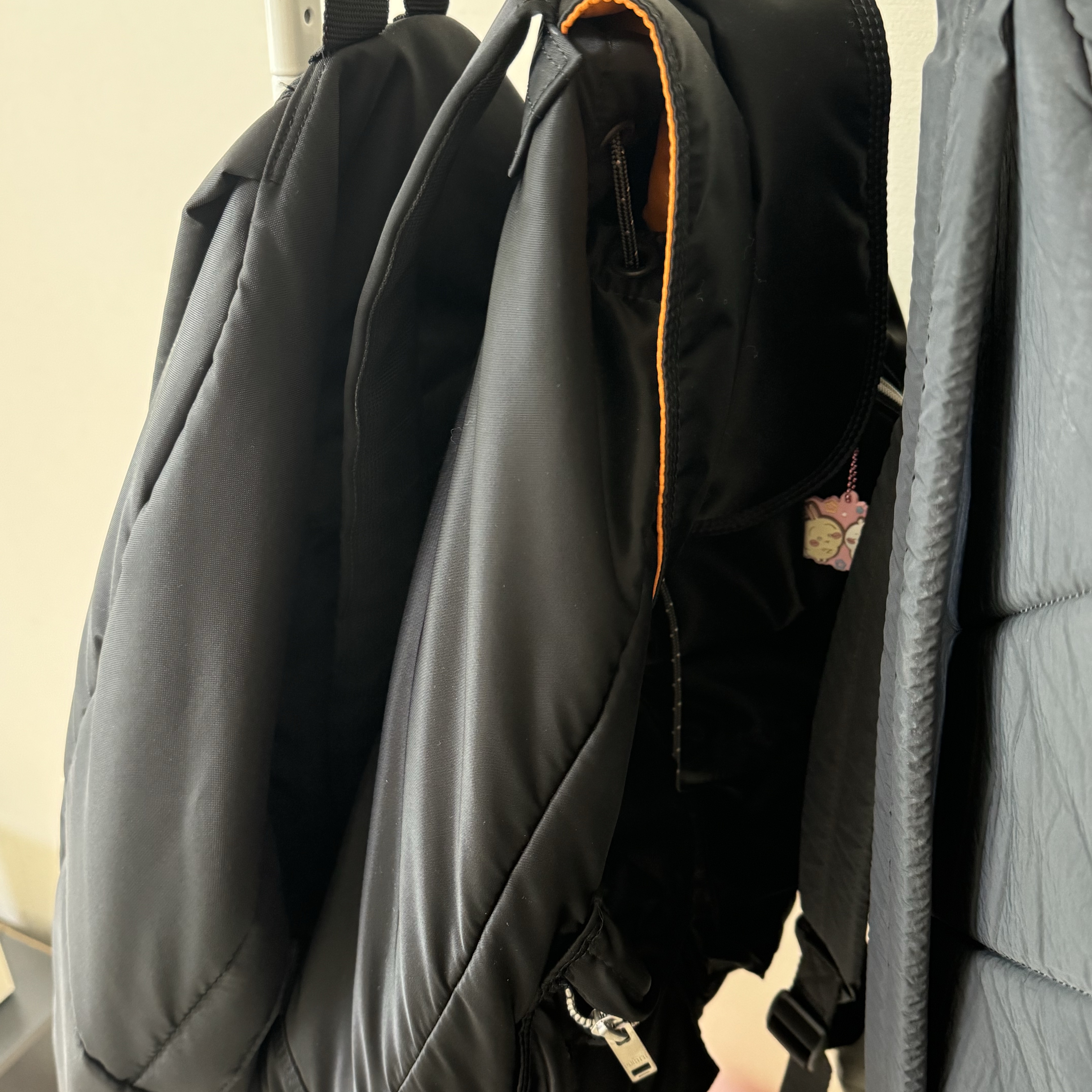Porter Tanker Backpack Black 착용 스타일