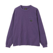 Needles L/S Pocket T-Shirt Cotton Jersey Purple