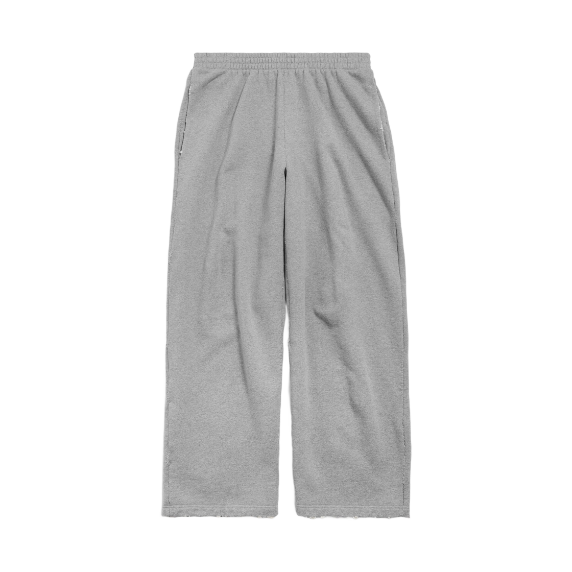846917TQVL78519 Balenciaga Baggy Pants In Dark Heather Grey