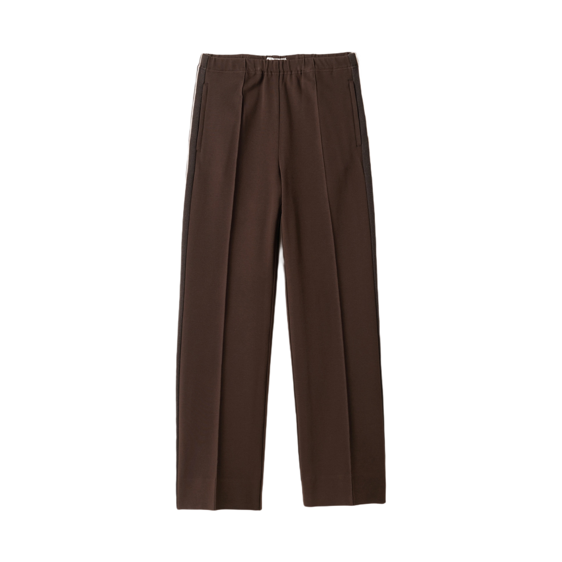 MP1935-18FQ-F0324 (W) Miu Miu Fabric Stitch Knit Pants Cocoa Brown