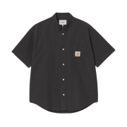 Carhartt WIP Short Sleeve Toland Stripe Shirt Black