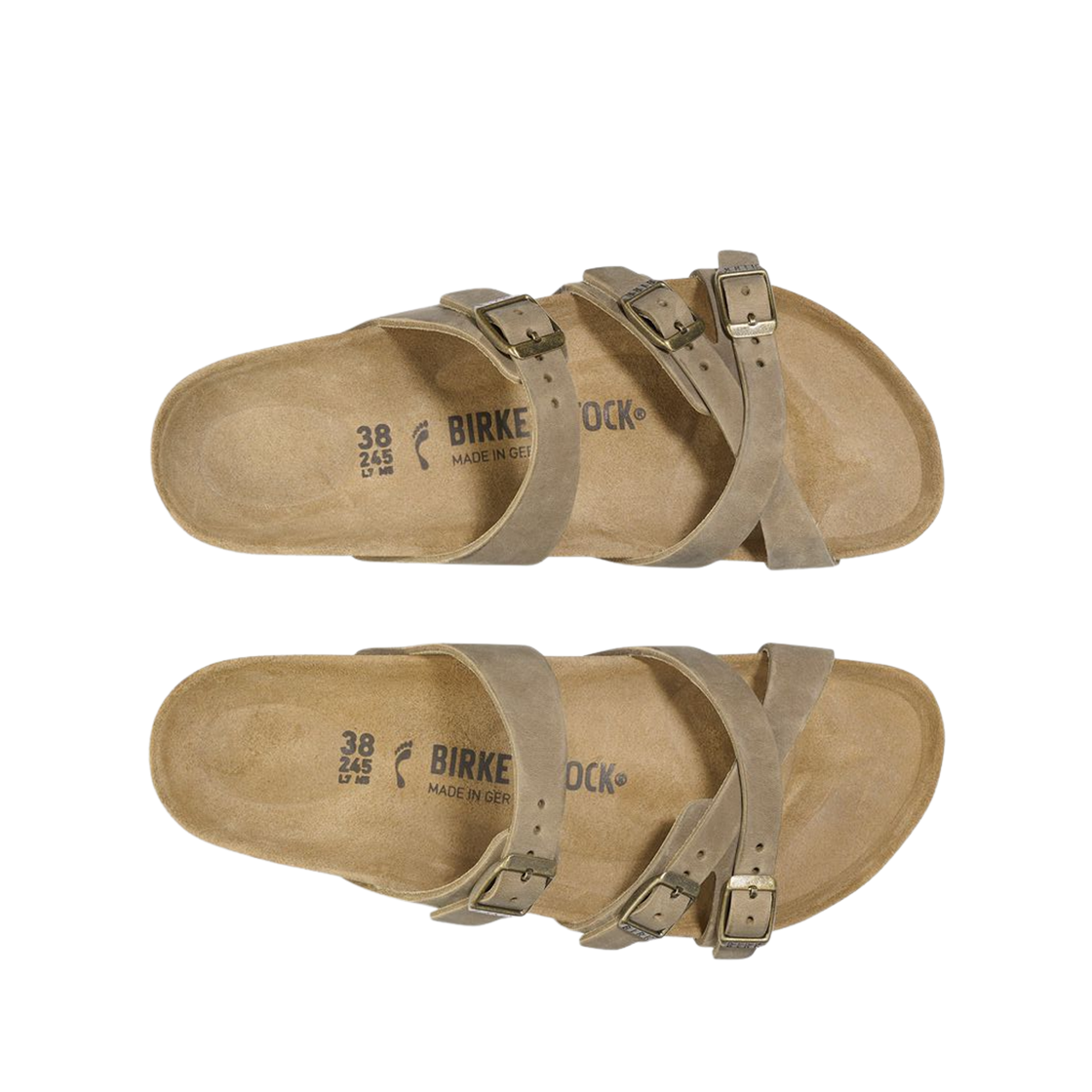 (W) 버켄스탁 프란카 오일드 레더 토바코 브라운 - 레귤러((W) Birkenstock Franca Oiled Leather Tobacco Brown - Regular) - 2