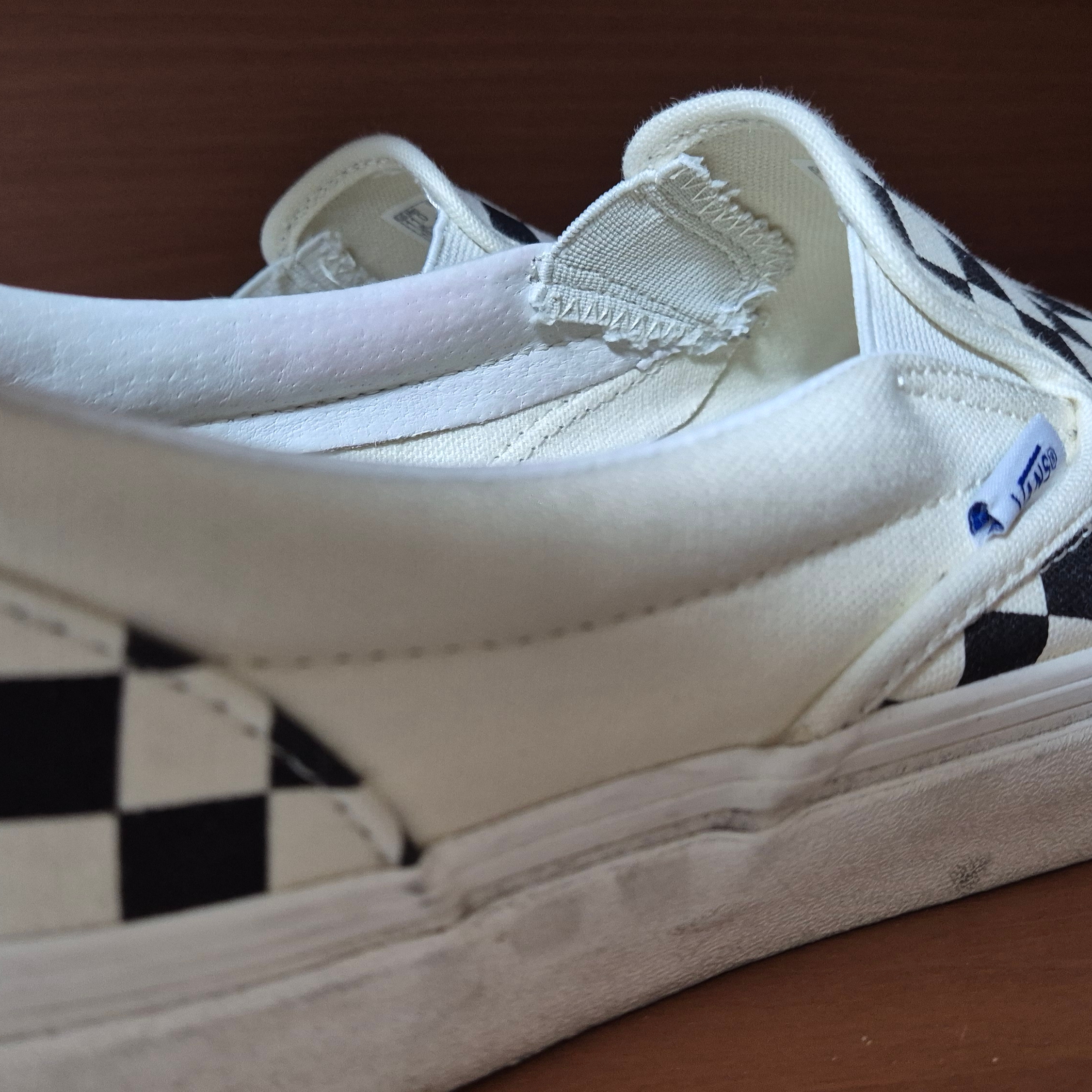 Vans Vault OG Classic Slip-On Checkerboard 착용 스타일