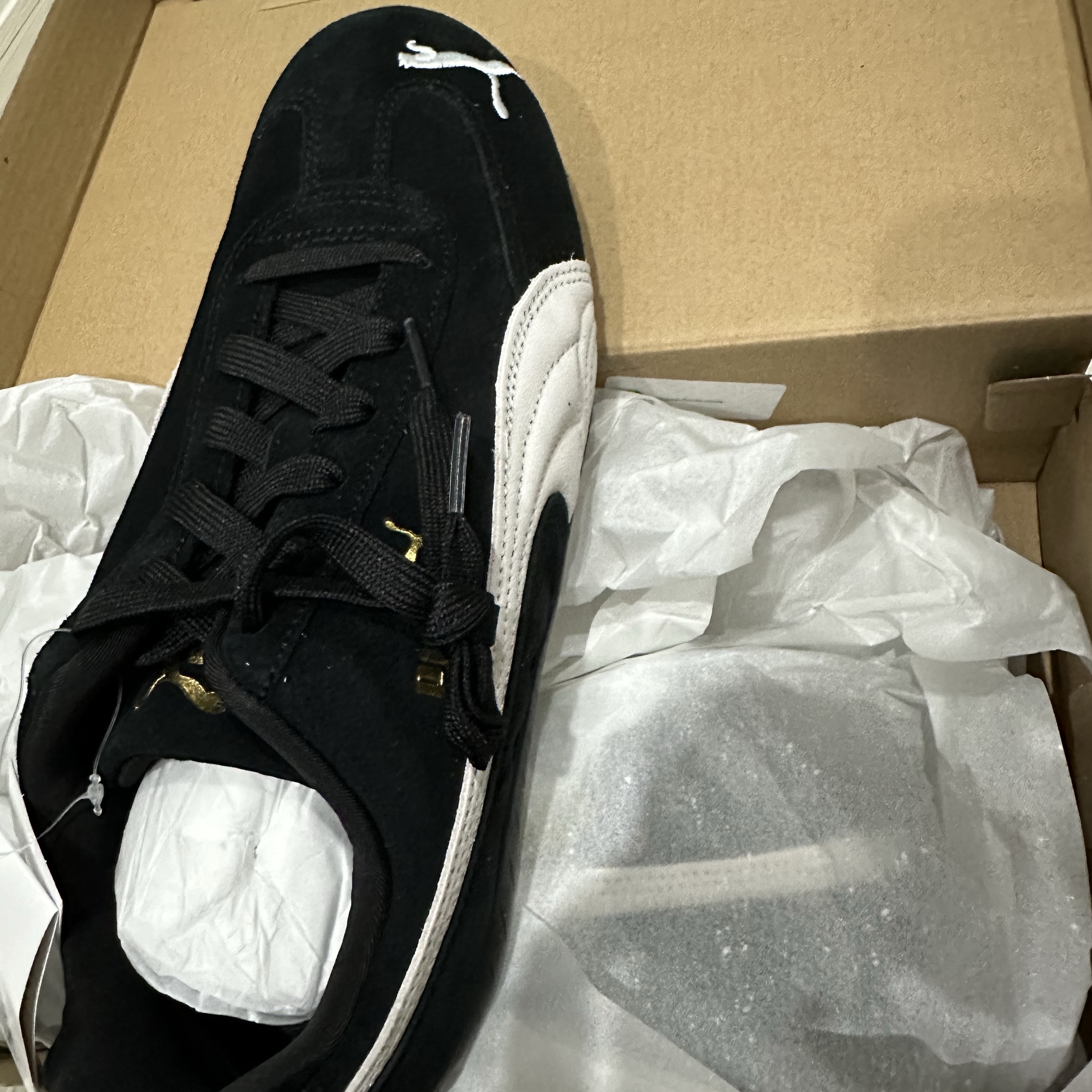 Puma Speedcat OG Black White 착용 스타일