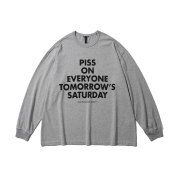 [FW25]moif Poets L/S Tee Heather Gray