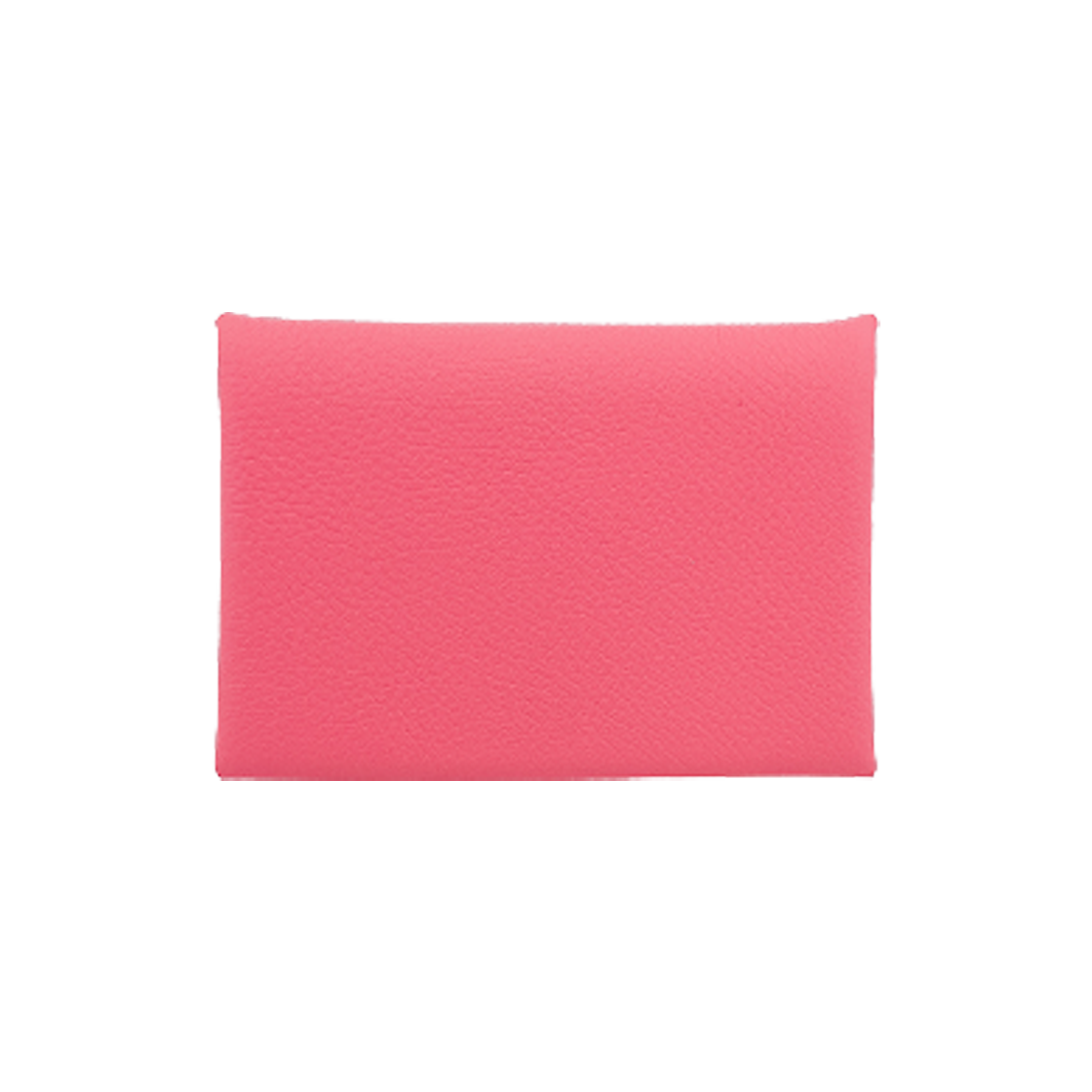 ITIK22A3OFBW Hermes Calvi Duo Card Wallet Rose Azalea