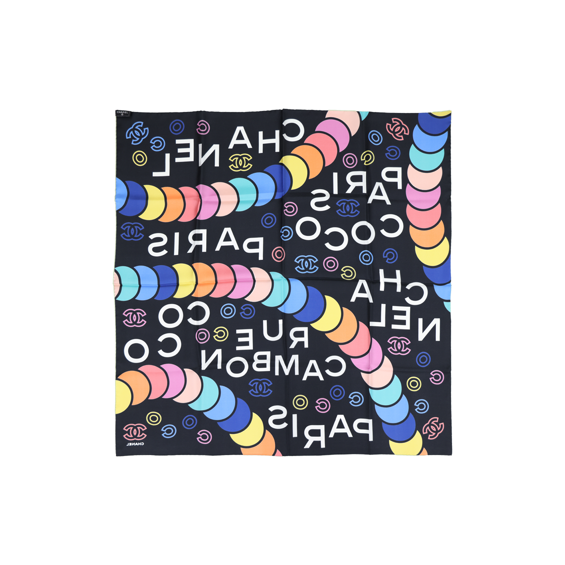샤넬 AA9676 스카프(Chanel Rue Cambon Print Scarf Silk Multicolor) - 2
