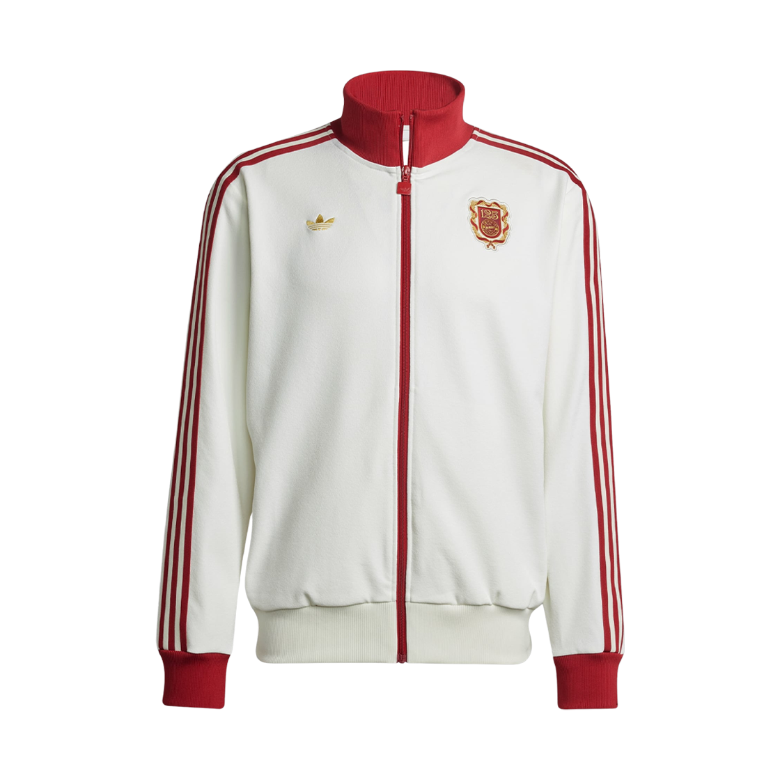 아디다스 FC 바이에른 125주년 트랙탑 오프 화이트 - KR 사이즈(Adidas FC Bayern 125th Anniversary Track Top Off White - KR Sizing)