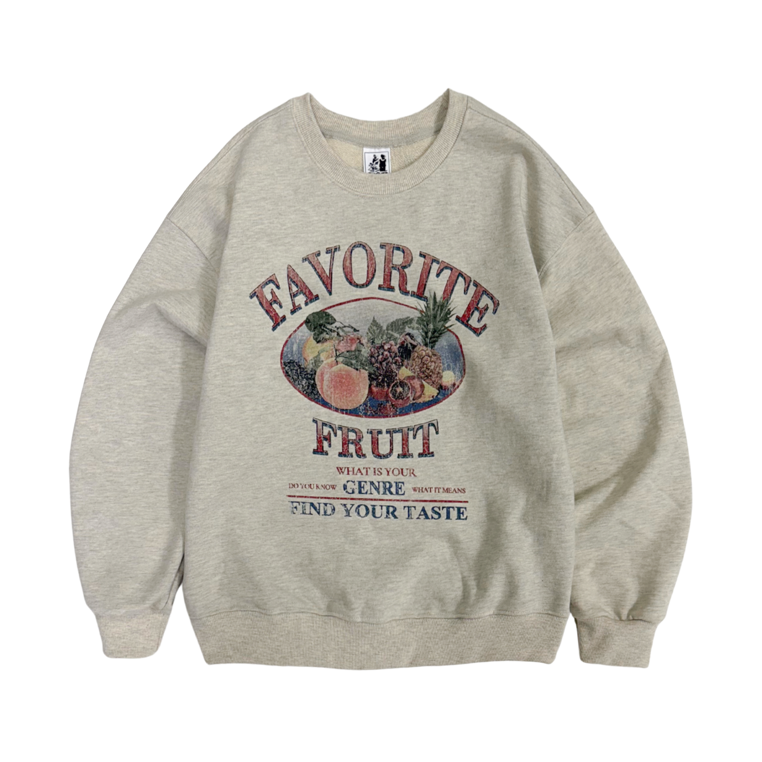 디파이클럽로버스 페이버릿 장르 헤비코튼 스웨트셔츠(DEFYCLUBROBBERS Favorite Genre Heavy Cotton Sweatshirt)