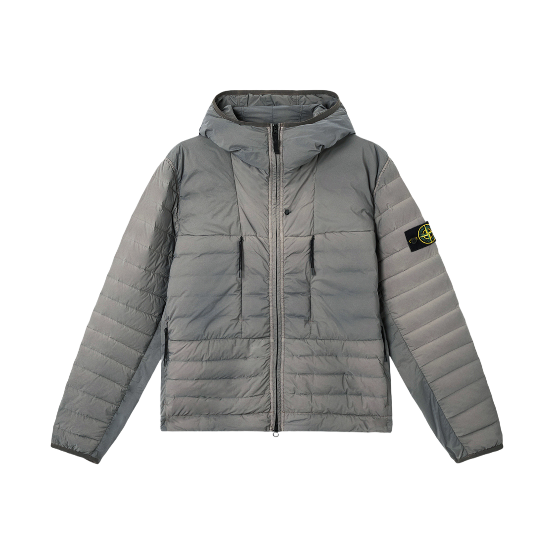 K2S1541000-20S0183-V006B Stone Island 4100020 Seamless Tunnel Nylon Down Tc Hooded Jacket with Seamless Feather Tunnels and Anti Drop Cement - 25FW
