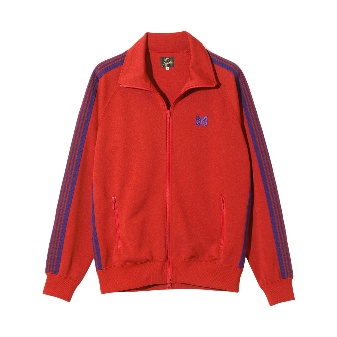 RW314C Needles Track Jacket Poly Smooth Red