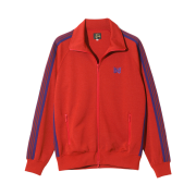 Needles Track Jacket Poly Smooth Red