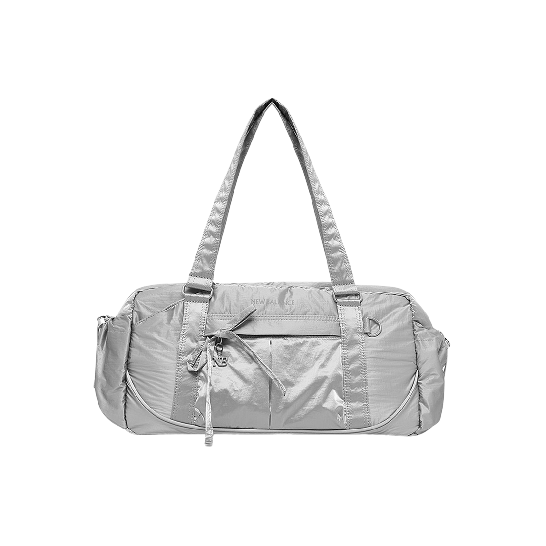 NBGCFFW105 New Balance Glossy Duffle Bag v2 Silver