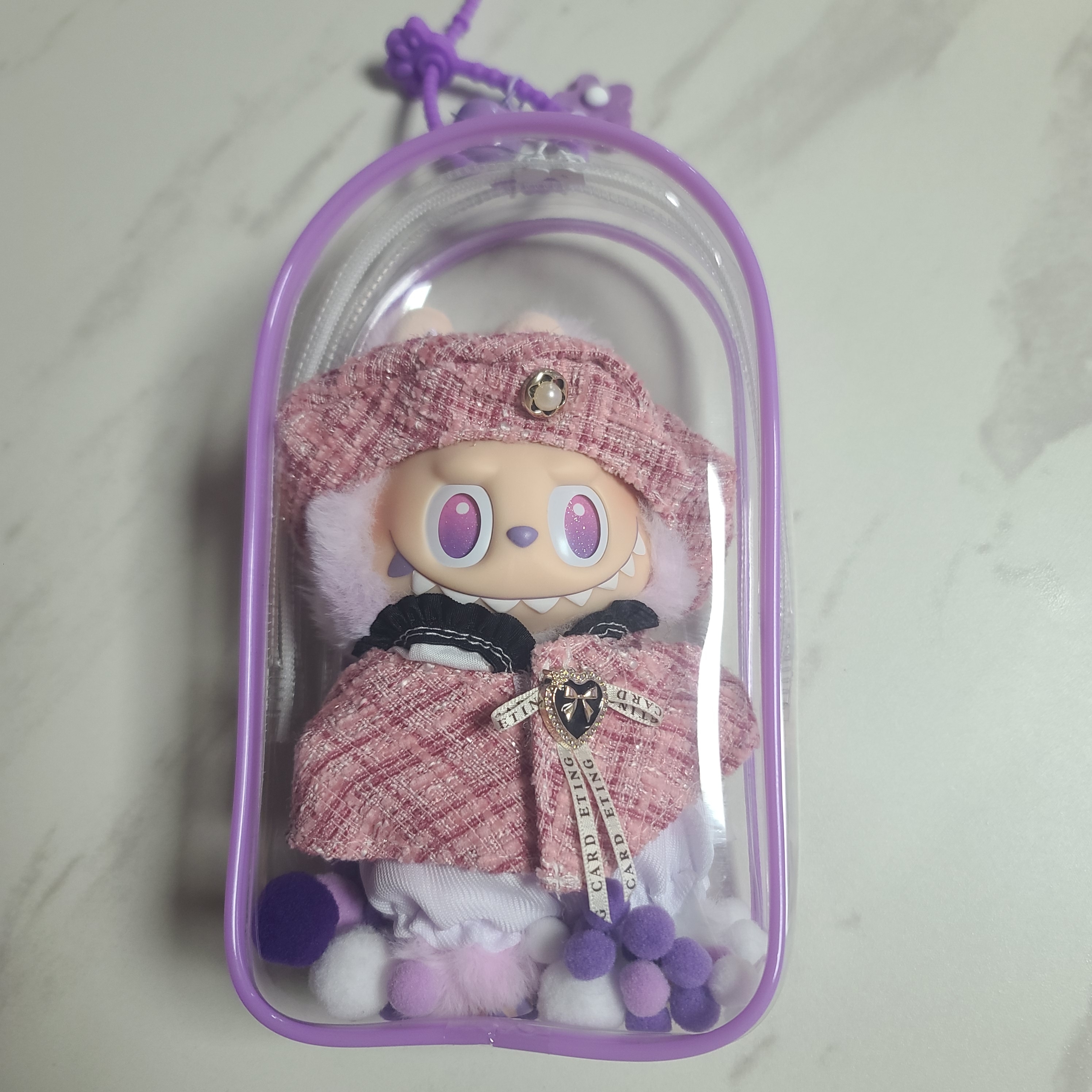 Pop Mart Labubu The Monsters Highlight Series Luck Keyring (Opened Case) 착용 스타일
