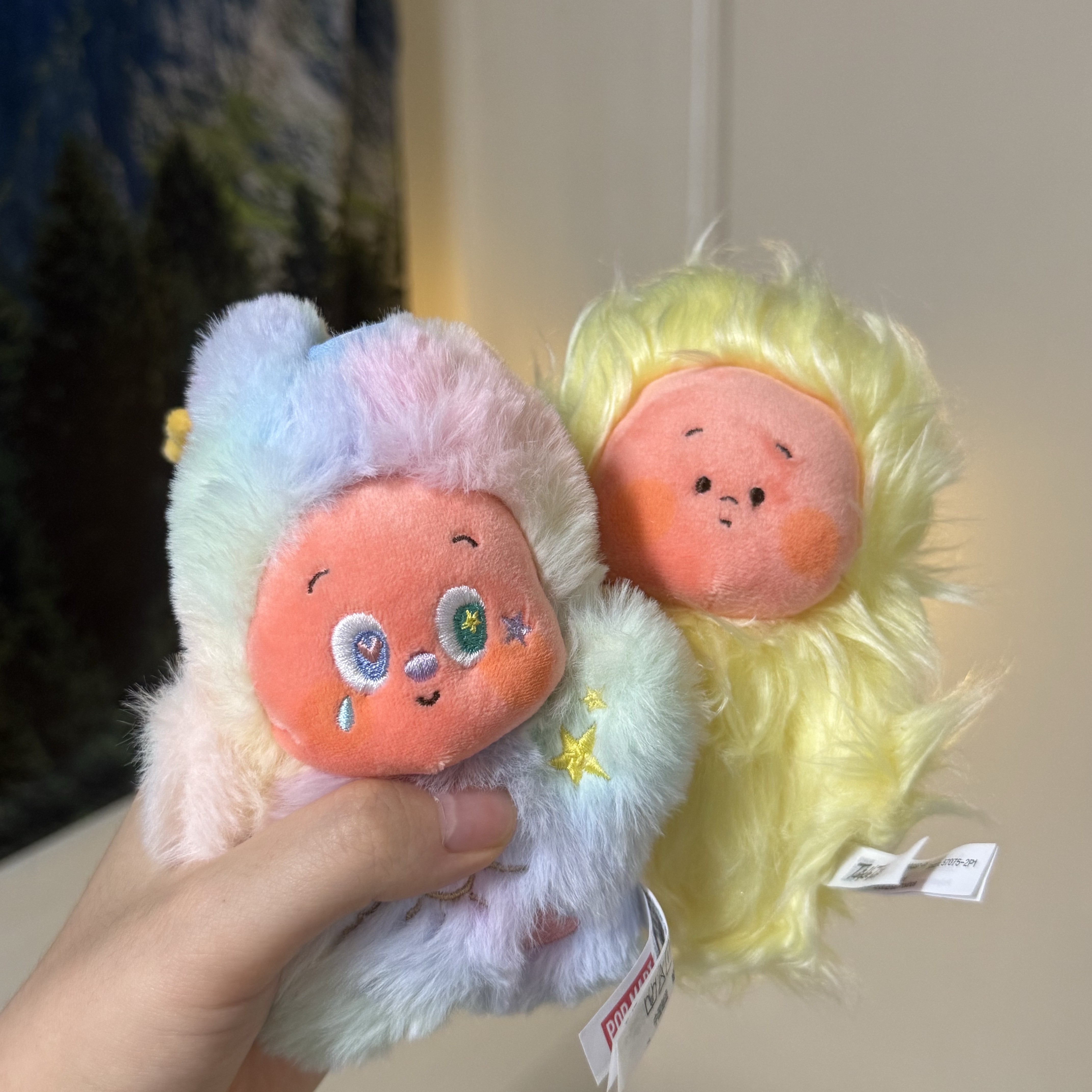 Pop Mart Twinkle Twinkle Sweet Dreams Forecast Series Plush Pendant Afterglow Marshmallow (Opened Case) μ°©μ© μ€νμΌ