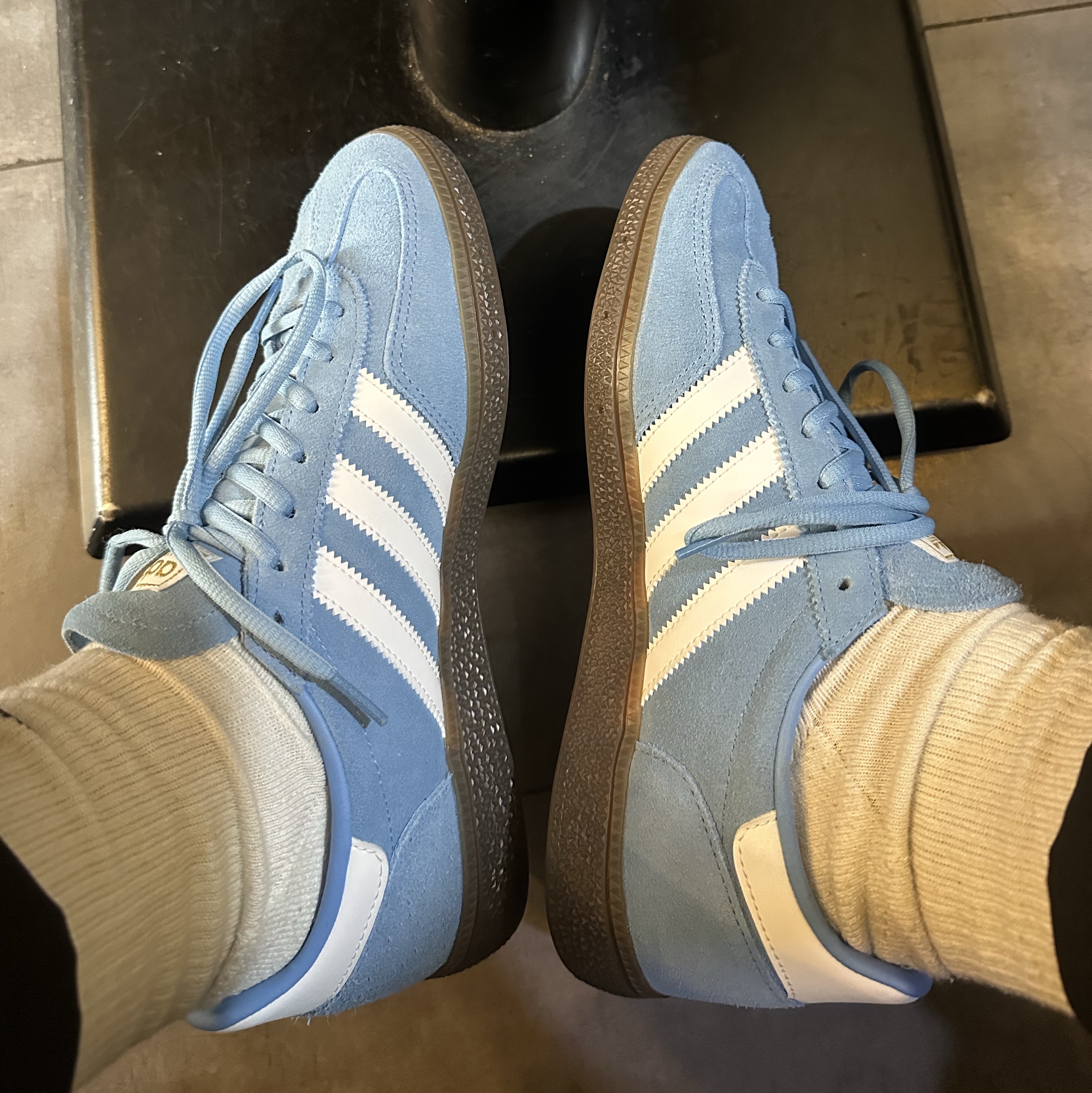 Adidas Spezial Handball Light Blue 착용 스타일 - 3